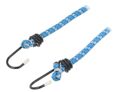 Corzi elastice de fixare 0,8m - Set 2 buc. foto
