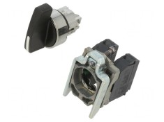 Comutator Rotativ 22mm Negru 3A 240VAC IP66