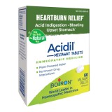 Tablete homeopate Boiron Acidil pentru reflux gastric și arsuri la stomac, 60 tablete