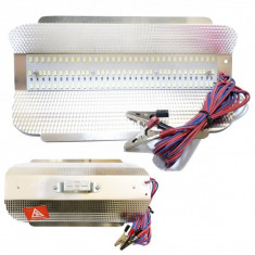 Proiector Led SMD 50W cu Reflector Aluminiu, Cablu Clesti 12V CaiCai foto