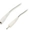 Cablu DC alb 2x0,5mm2, 0,5m