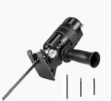 Adaptor fierastrau lance sau pendular BOMSTOM, pentru bormasina electrica, multifunctional, portabil, cu 3