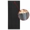 Usa plianta tip acordeon, 203x80cm, negru, 0,7mm, RESIGILAT