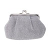 Geanta Cosmetice Argintie Top Choice Twinkle, Tip Clutch Elegant, 19x13cm, 1 Compartiment, Inchidere Clapeta