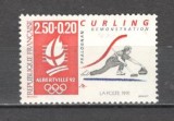 Franta.1991 Olimpiada de iarna ALBERTVILLE XF.588, Nestampilat