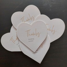 Felicitare inimioara Thanks