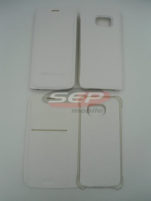 Toc FlipCover Leather Samsung Galaxy S6 Edge WHITE