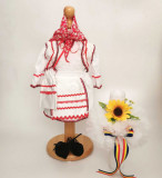 Cumpara ieftin Set Botez Traditional , Costum Traditional Muna 10 - 2 piese costumas si lumanare, Ie Traditionala