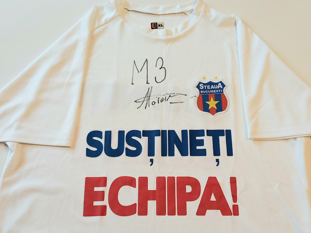 Tricou fotbal - STEAUA BUCURESTI ("Sustineti Echipa"), XL | Okazii.ro