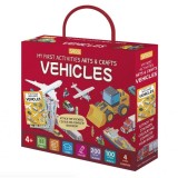 Primul set de arta &amp; lucru manual - Vehicule PlayLearn Toys, Sassi