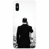 Husa silicon pentru Xiaomi Mi 8 Pro, Man In Suit