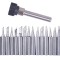 Set 15 varfuri statie de lipit + piulita cu manson
