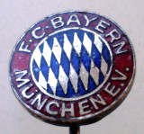 I.306 INSIGNA GERMANIA STICKPIN FOTBAL F.C. FC BAYERN MUNCHEN E.V. M&Uuml;NCHEN, Europa