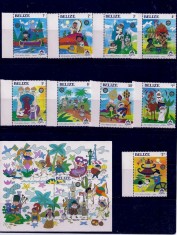 1985 - BELIZE- WALT DISNEY - THE DISNEY WORD foto