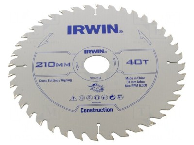 Disc Ferăstrău Circular 210mm 40 Dinți Lemn foto
