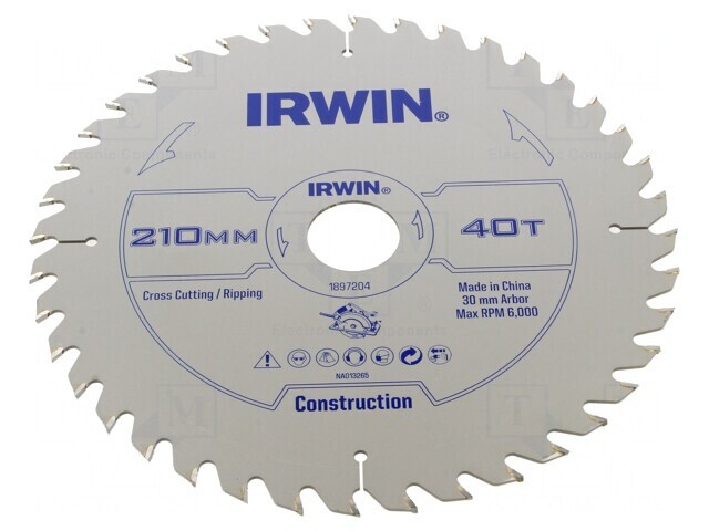 Disc Ferăstrău Circular 210mm 40 Dinți Lemn