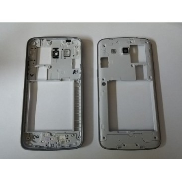 CARCASA MIJLOC SAMSUNG GALAXY GRAND2 G7105 SILVER ORIG SWAP