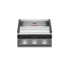 Gratar Incorporabil Gaz BeefEater Discovery 1600E, 3 Arzatoare Fonta, Butelie/Retea, 65x55cm, Aprindere Quartz, Termometru