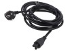 Cablu Alimentare 3x0,75mm2 ștecher unghiular IEC C5