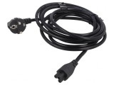Cablu Alimentare 3x0,75mm2 ștecher unghiular IEC C5