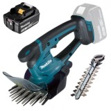Makita DUM604ZX + BL1830B - Masina de tuns gard viu 20 cm accesorii + Acumulator Li-Ion 18 V 3 Ah