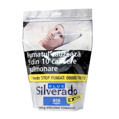 Tutun Silverado Blue Extra Volume, 140 grame foto