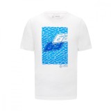 Mercedes AMG Petronas tricou de bărbați George Rusell Japan white F1 Team 2023 - XXL