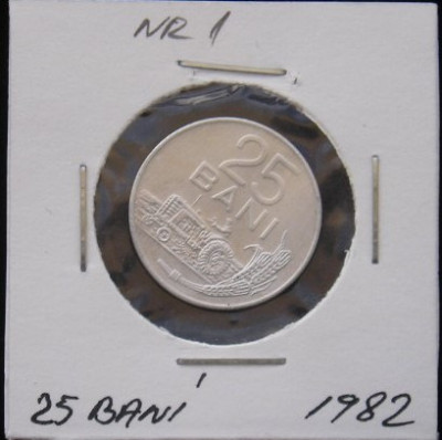 M1 C10 - Moneda foarte veche 25 - Romania - 25 banI - 1982 foto