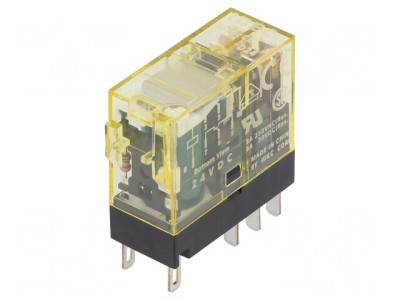 Releu Electromagnetic DPDT 24VDC 8A foto
