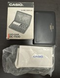 Agenda electronica vintage Casio Data Bank DC-7500 Vintage 3-Line Display + cutie + manual