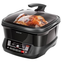Multicooker Sencor, 1800 W, 18 functii, bol 4.8 l, 40&ndash;240 C, afisaj LED, accesorii incluse