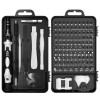 Set Surubelnite Precizie 115 Piese Magnetice Negru/Gri - Reparatii Telefoane, Laptopuri, Ceasuri, Ochelari