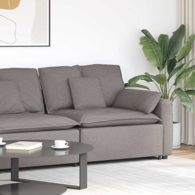vidaXL Modul modular de capăt pentru cotieră canapea cu perne 100 cm 4104392 foto