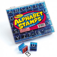 Set stampile cu literele alfabetului foto
