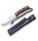 Cutit Joker Nomad lama otel inox, maner micarta, teaca piele