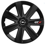 Cumpara ieftin Set 4 Capace Roti GTX Negru Carbon Opel, R16, Autohelix MSA