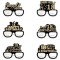 Set 6 Perechi de Ochelari pentru Majorat, Diverse Modele, Negru