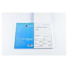 Ordin de deplasare A5 hartie offset 100 file carnet coperta carton 300g mp