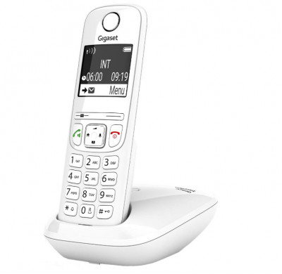 DECT mobil Gigaset AS690 Extensie telefon cu functie hands-free, alb - RESIGILAT foto