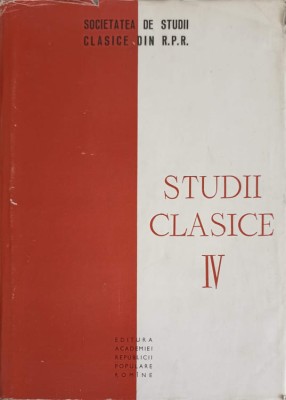 STUDII CLASICE IV-AL. GRAUR SI COLAB.-249713 foto