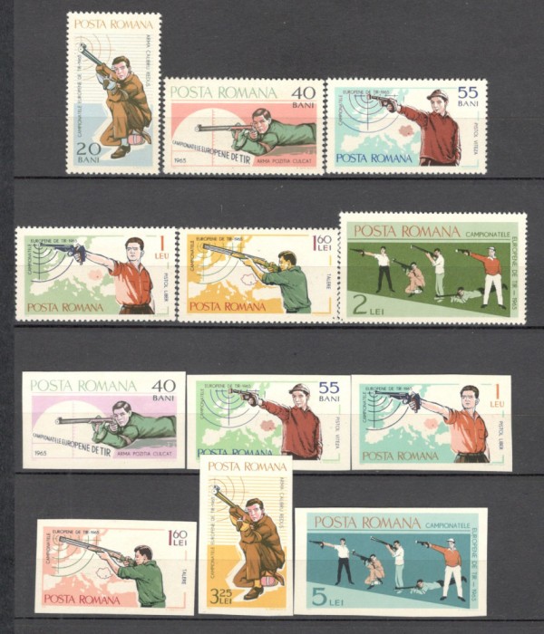 Romania.1965 C.E. de tir Bucuresti XR.505