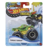 HOT WHEELS MONSTER TRUCK CAMION TORQUE TERROR CU CULORI SCHIMBATOARE SCARA 1 LA 64