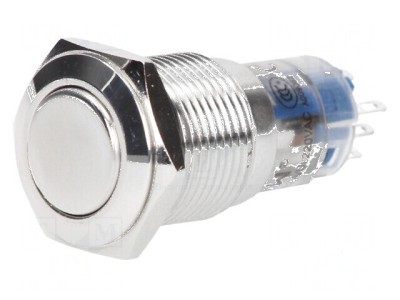 Comutator anti-vandalism DPDT 0,5A 220VAC IP67 ON-ON foto