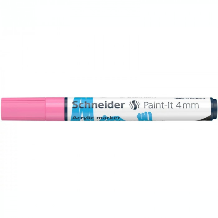Marker cu vopsea acrilică Paint-It 320 4 mm Schneider Roz Pal