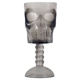 Pahar Halloween, Craniu, Plastic, Diametru 8 cm x &Icirc;nălțime 18 cm