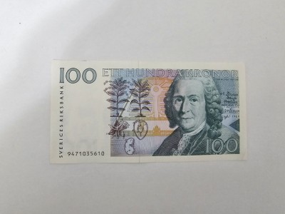 Suedia 100 Kronor 2000 Noua foto