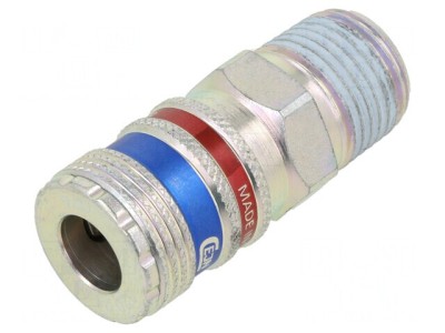 Conector rapid DN 7,6 G 1/2 16bar -20&amp;divide;100&amp;deg;C foto