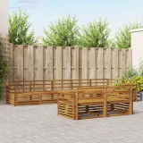 vidaXL Set de canapele de exterior 8 pcs natural Lemn Solid de Acacia 3373659