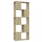 Cumpara ieftin Biblioteca/Separator camera, stejar sonoma, 60x24x155 cm