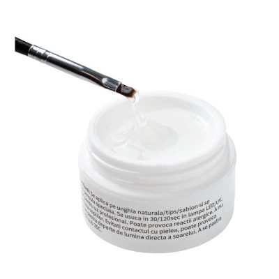 Gel constructie unghii 3 in 1 Cover Transparent 15ml foto